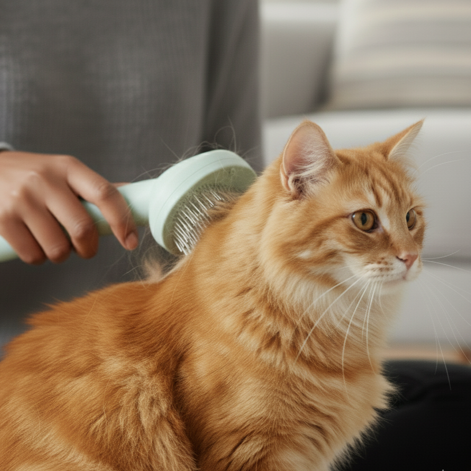 Spazzola a vapore per cani e gatti